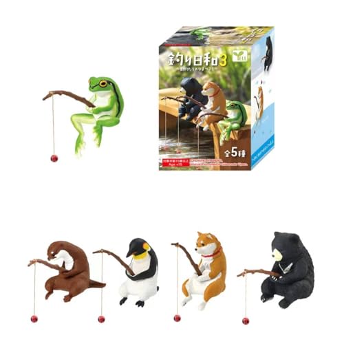 Animal Blind Box - Fishing Series Random Blind Box Mini Figure (1 Pack)