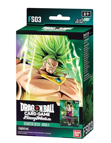 BANDAI NAMCO Entertainment Dragon Ball Super TCG: Fusion World Starter Deck: Broly