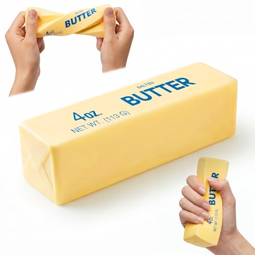 Butter Squishy Toys, Slow Rising Stress Relief Squishies, Soft PU Cream Scented Sensory Fidget Toys for Kids & Adults, Home & Desk Decor, Party Favors & Gifts