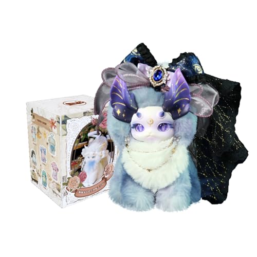 CALEMBOU Plush Doll Blind Box, Tutulong Fantasy Creatures Series Vinyl Plush Mystery Toys, Kawaii 1 of 6 Possible Stuffed Dolls Soft Anime Plushies Christmas Birthday for Girls (Magic Academy Series)