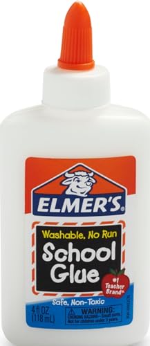 Elmer's Liquid School Glue, Washable, Safe and Nontoxic, 4oz, 1 Count - Back to School Supplies