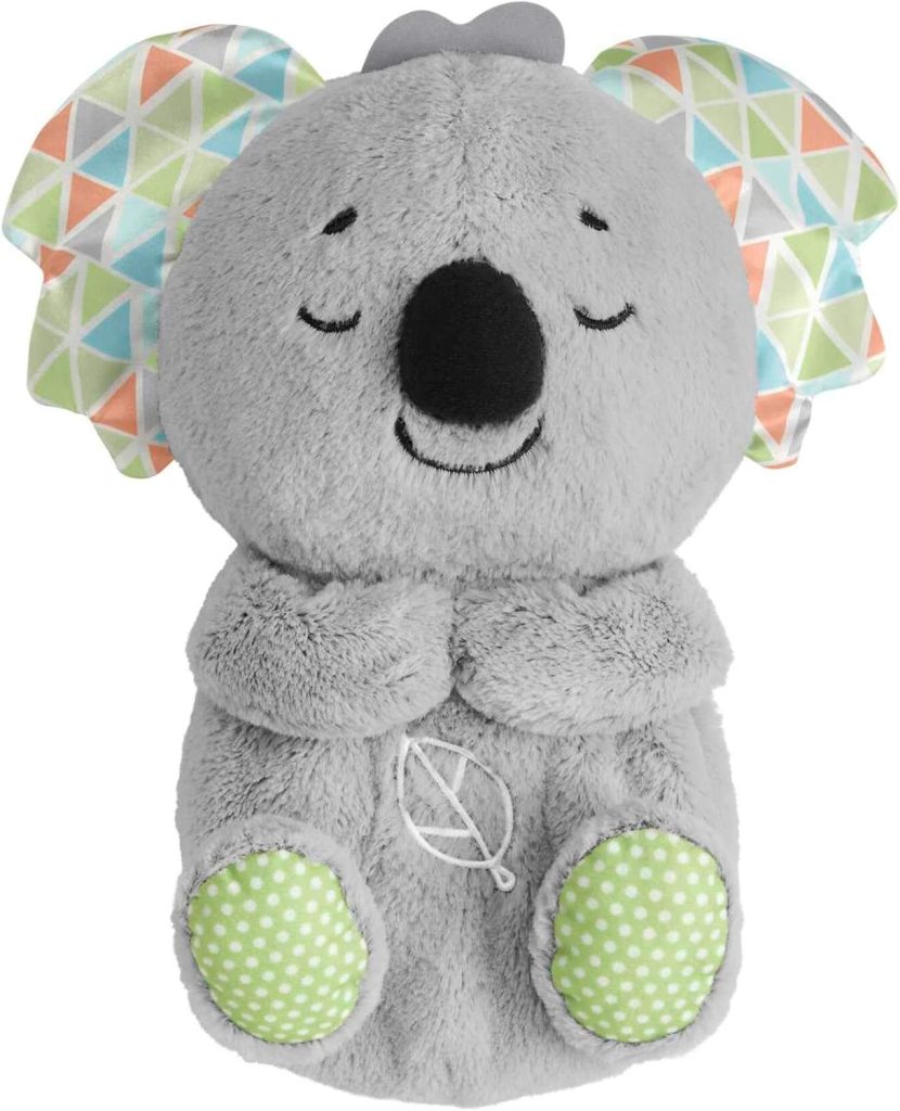 Fisher-Price Koala Hora de Dormir, Juguete de Cuna y Peluche para bebé recién Nacido (Mattel HBP87)