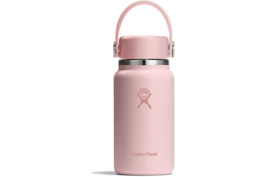 Hydro Flask Micro Bottle - Insulated Mini Leak Proof Flask for Purse or Pocket in 6.7 Oz Trillium Pink