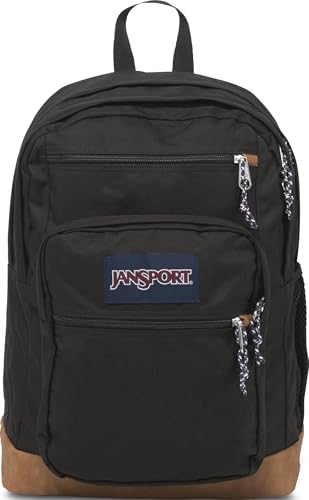 JanSport Cool Backpack, with 15-inch Laptop Sleeve - Large Computer Bag Rucksack with 2 Compartments, Ergonomic Straps, Black