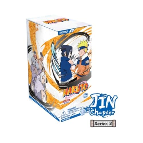 KAYOU Naruto Smriti Collectible Card Chapter Jin English Series 3, 8 Cards per Pack, 12 Packs per Box