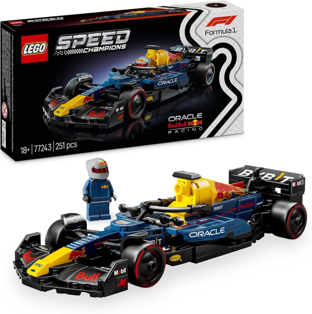 LEGO Speed Champions Coche de Carreras Oracle Red Bull Racing RB20 F1 Maquetas para Construir para Adultos con 1 Minifigura de Piloto de Fórmula 1, Regalo para Hombres y Mujeres Coleccionistas 77243