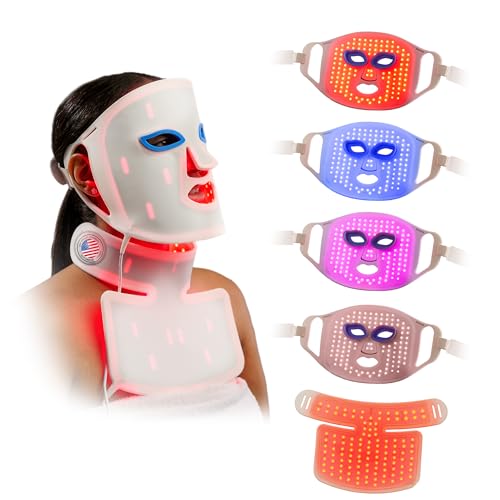LifePro Revitaglow Red Light Therapy Mask - Triple Chip LED Face Mask