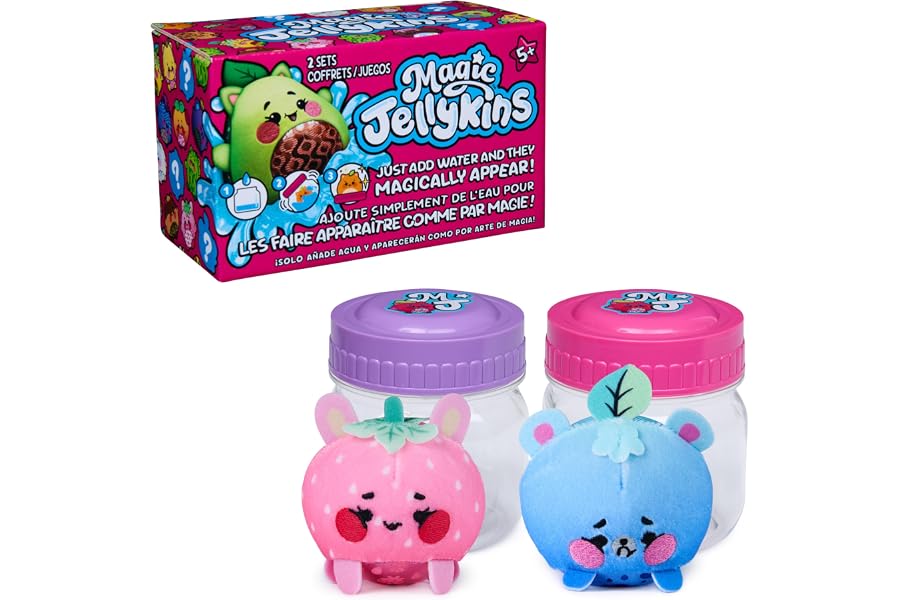 Magic Jellykins 3-Inch Water-Activated Surprise Toys 2-Pack | Global Trend Toy Provides Fun Surprise Unboxing and Collectability with Themed Waves; Sensory Details Encourage Tactile Play