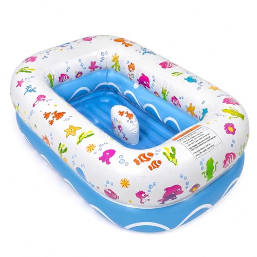 Mommy's Helper Inflatable Baby Bathtub, Portable Bathtub, Ages 6-24 Months