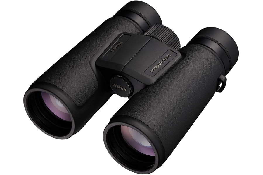NIKON Monarch M5 Binoculars | Waterproof Fogproof ED Glass Optics with Dielectric Prism Coating | Bright High-Resolution Outd