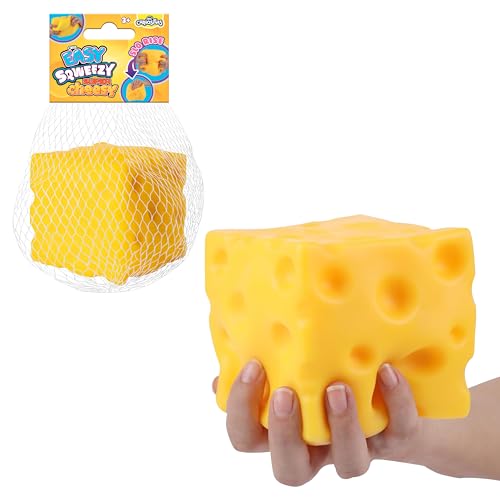 ORB Easy Sqweezy Yellow Super Cheesy - Giant Yellow Squishy Cheese Block