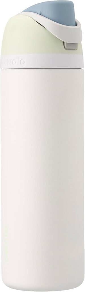 Owala FreeSip Botella Térmica, 710ml, Iced Breeze | Acero inoxidable con aislamiento | Tapa antiderrames | Sin BPA, sin plomo y sin ftalatos | Boquilla 2 en 1