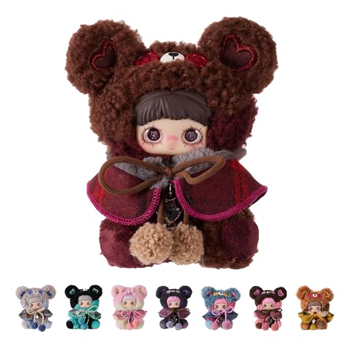 POP JOY Maymei Plush Blind Box, Bear Stuffed Cute Keychain (Random 1 Box)