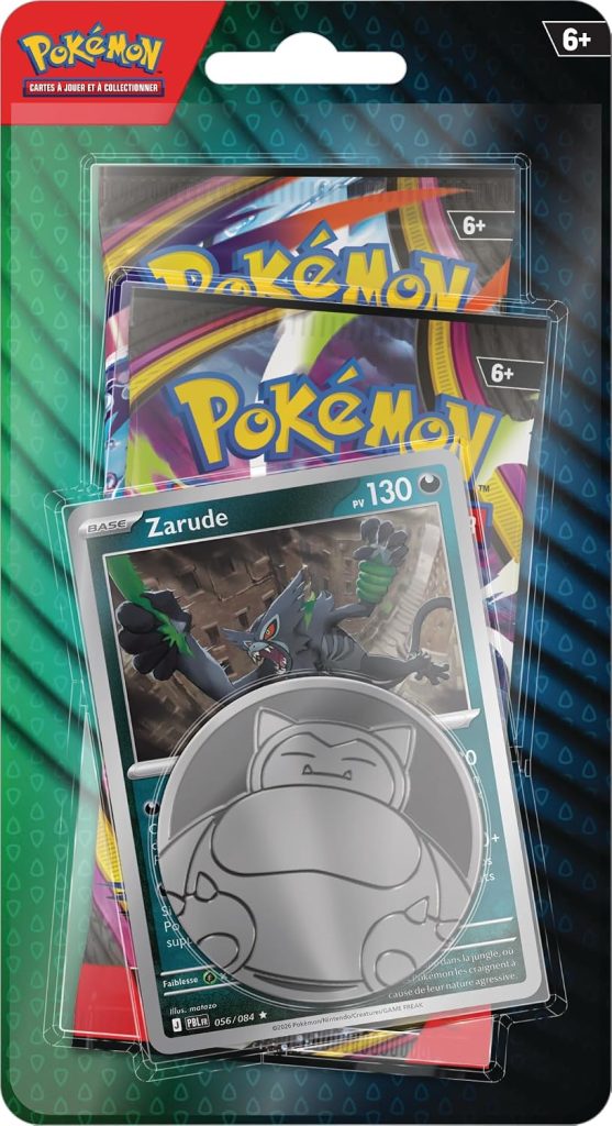 Pokémon : Blister de 2 boosters (2 boosters et Carte Promo Brillante)
