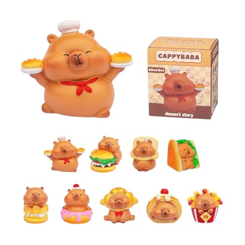 Popobox Capybara Dessert Story Blind Box Figures