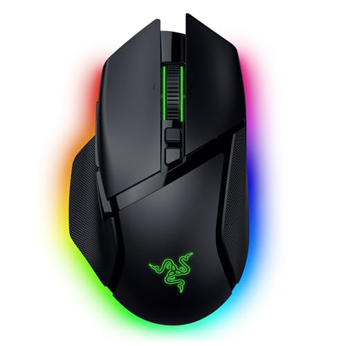 Razer Basilisk V3 Pro 35K - Volledig aanpasbare draadloze ergonomische Gaming muis met Chroma RGB - 35K optische sensor (configureerbaar kantelwiel, 1K Hz Polling Rate, 13 aanpasbare knoppen) Zwart