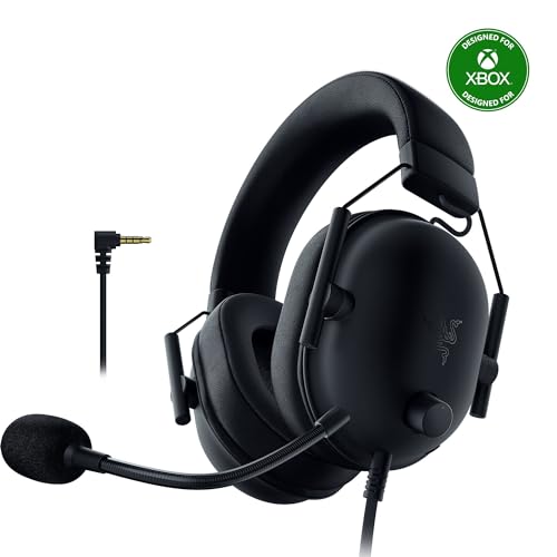 Razer BlackShark V2 X Xbox Gaming Headset, 3.5mm Audio Jack, Black