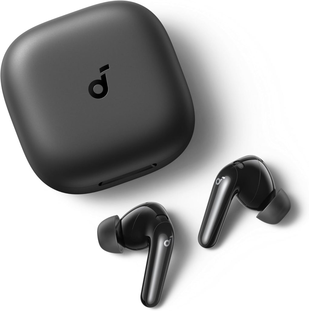 Soundcore par Anker P31i Écouteurs Bluetooth sans Fil 6.1 | Réduction de bruit adaptative en temps réel, son haute résolution, écouteurs Bluetooth sans fil, traduction, 50 h d'autonomie