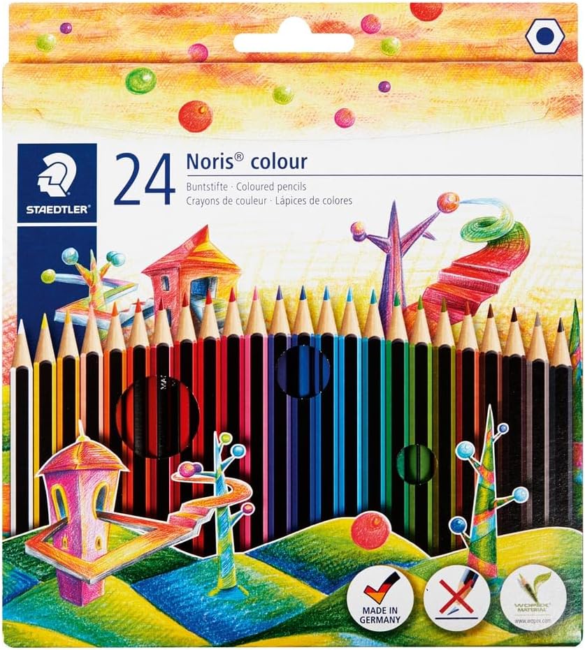 Staedtler Colored Pencils, Multicolor, Standard (pack of 24x5)
