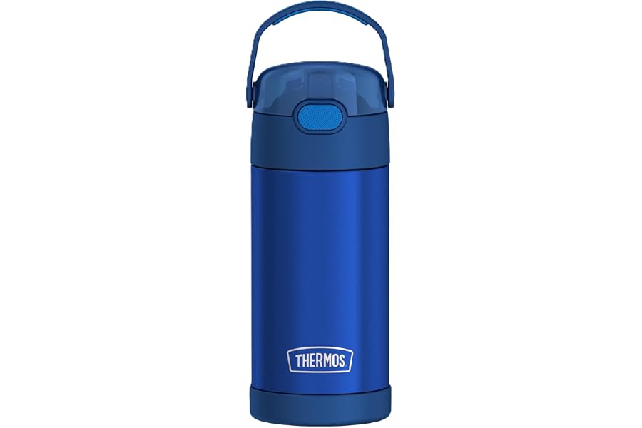 THERMOS FUNTAINER Water Bottle with Straw, 12oz, Blue