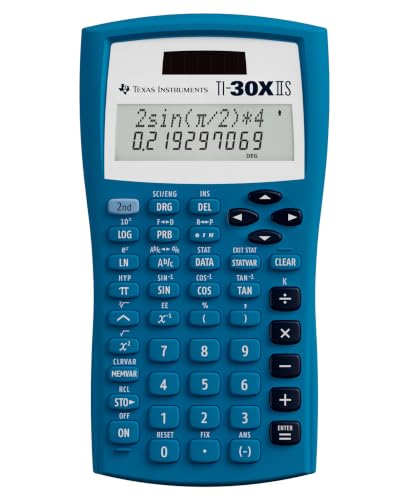 Texas Instruments TI-30XIIS Scientific Calculator, Blue
