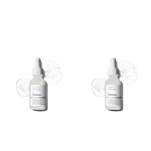 The Ordinary Niacinamide 10% + Zinc 1%, Sérum illuminant et lissant, pour les peaux sujettes aux imperfections, 30 ml (Lot de 2)