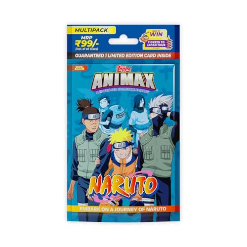 Topps Animax 2024 Official Naruto Collectible Card Game - Multipack