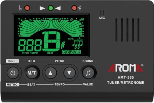 Ulumac Aroma 3-in-1 Digital Metronome Tuner for Guitar, Bass, Violin, Piano