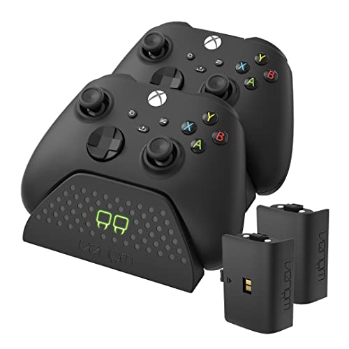 Venom Dubbel oplaaddock met 2 x oplaadbare batterijpakketten - zwart (Xbox Series X & S/Xbox One)
