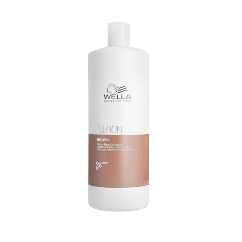 Wella Professionals FUSION Champú de Reparación Intensa para Cabello Seco y Dañado - Brillo y anti rotura, 1L
