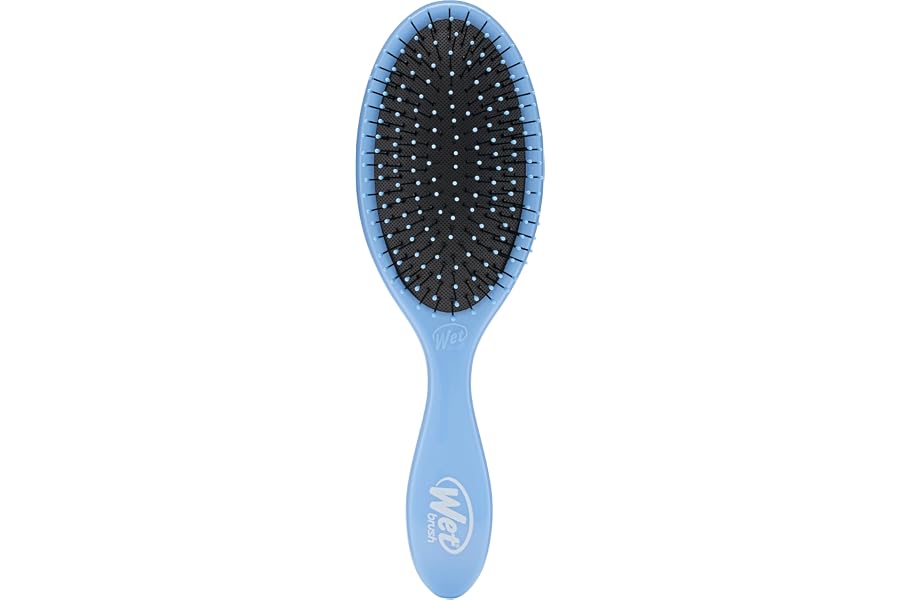 Wet Brush Original Detangler Hair Brush, Sky, For All Hair Textures | Ultra-Soft IntelliFlex Bristles Detangle Wet, Dry & Damaged Hair with Less Breakage, Pain-Free Detangling Brush