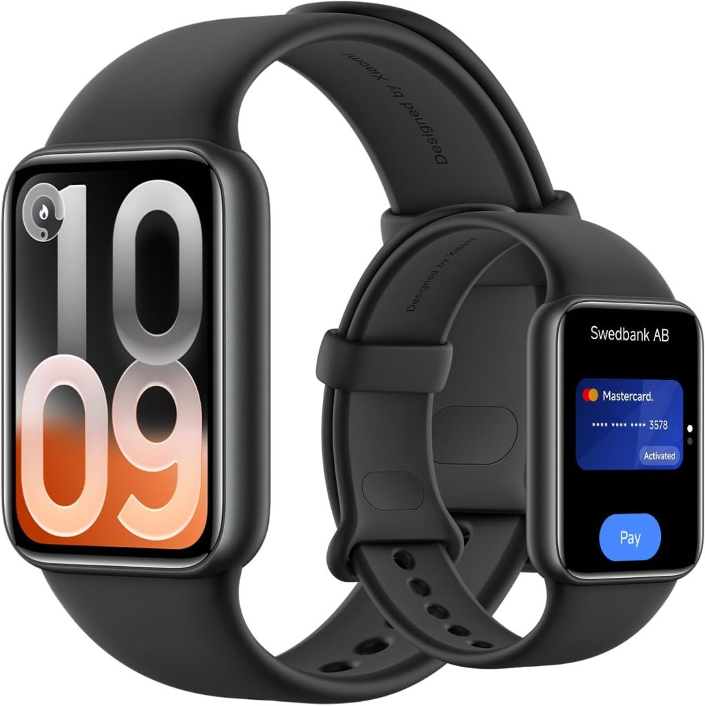 XIAOMI Smart Band 10 Pro NFC, Pulsera Inteligente, Negro | AMOLED 1,74", sueño mejorado, 21 días, Android/iOS, 150+ deportes, GNSS, 5 ATM