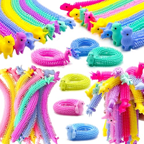 YZXODN 30 Pack Stretchy Strings Fidget Toys, Sensory Toys Bulk for Kids, Adults Stress Relief, Anti-Anxiety Autism Toys, Perfect for Children's Day, Classroom Exchange, Birthday, Party Favors