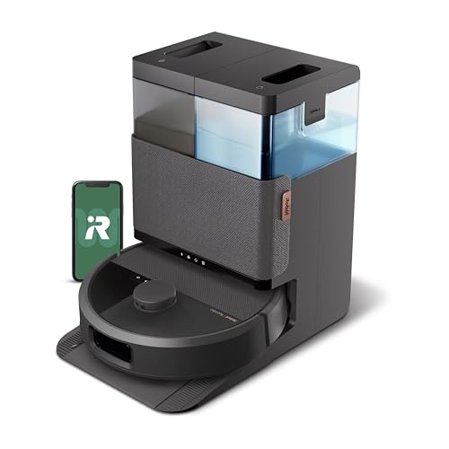 iRobot Roomba 505X Robot Vacuum & Mop Combo, 70x More Suction, Multifunction Dock, 75 Day Self-Emptying, Self-Cleaning & Hot Dry, Lifting Spinning Mop Pads, AI Obstacle Avoidance, Ideal for Pet Hair