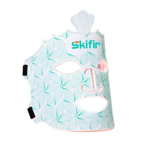 skifir Wireless Photoelectric Beauty Red Light Mask Sustainable, Rechargeable and Ergonomic Design for Home & Travel