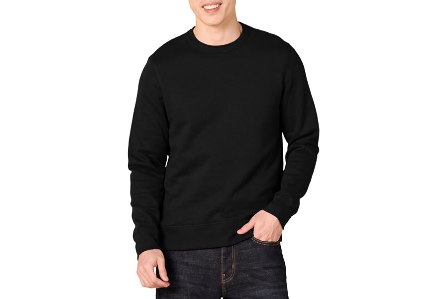 Amazon Essentials Men's Crewneck Fleece Sweatshirt