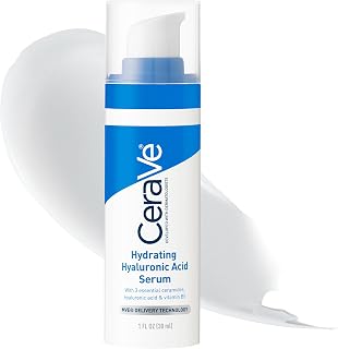 CeraVe Hyaluronic Acid Serum for Face, Hydrating Serum for Dry Skin, 1oz