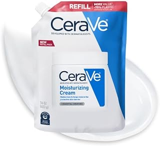 CeraVe Moisturizing Cream, Face & Body Moisturizer, Dry Skin, 16oz Refill