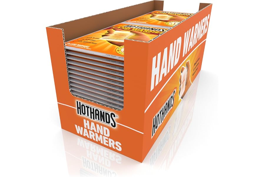 HotHands Hand Warmers Bulk Pack, 40 Pairs - America's Favorite Warmer