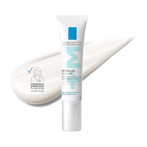 La Roche-Posay, Effaclar Duo+M, Gel crema corrector triple, 40 ml | Cuidado corrector triple anti-granos para pieles grasas y con tendencia acneica, potenciado con la ciencia del microbioma.