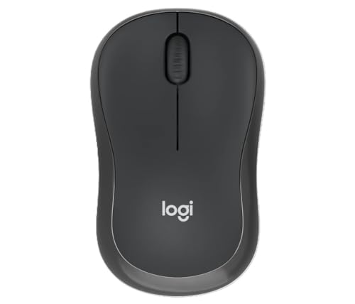 Logitech M240 Stille Bluetooth Muis, Draadloos, Compact, Draagbaar, Soepel Bewegen, 18 maanden batterijduur, voor Windows, macOS, ChromeOS, Compatibel met PC, Mac, Laptop, Tablets - Grafiet
