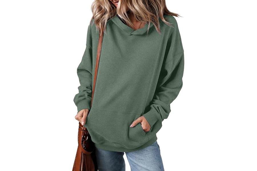 RUMIA Hoodies for Women Oversized Sweatshirt Fall Outfits Sweaters Clothes | Comfort Hoodie,Trendy Pullover,Large Kangaroo Pocket