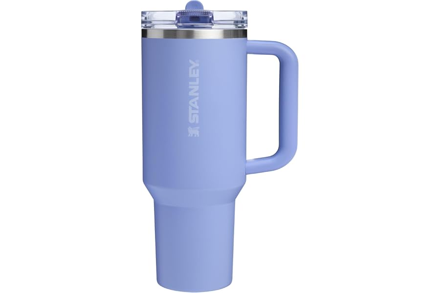 STANLEY Quencher ProTour Flipstraw Tumbler, 40 oz, Hydrangea | Built-In Straw & Handle | Cupholder Compatible for Travel | Leakproof Insulated Stainless Steel Cup | BPA-Free