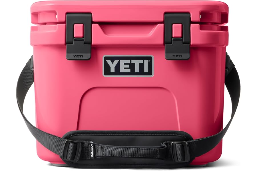 YETI Roadie 15 Hard Cooler with DoubleDuty Shoulder Strap | Compact, Durable, and Portable Insulated Ice Chest, Keeps Ice All Day, Fits 22 cans (only) or 16 lbs of ice (only)