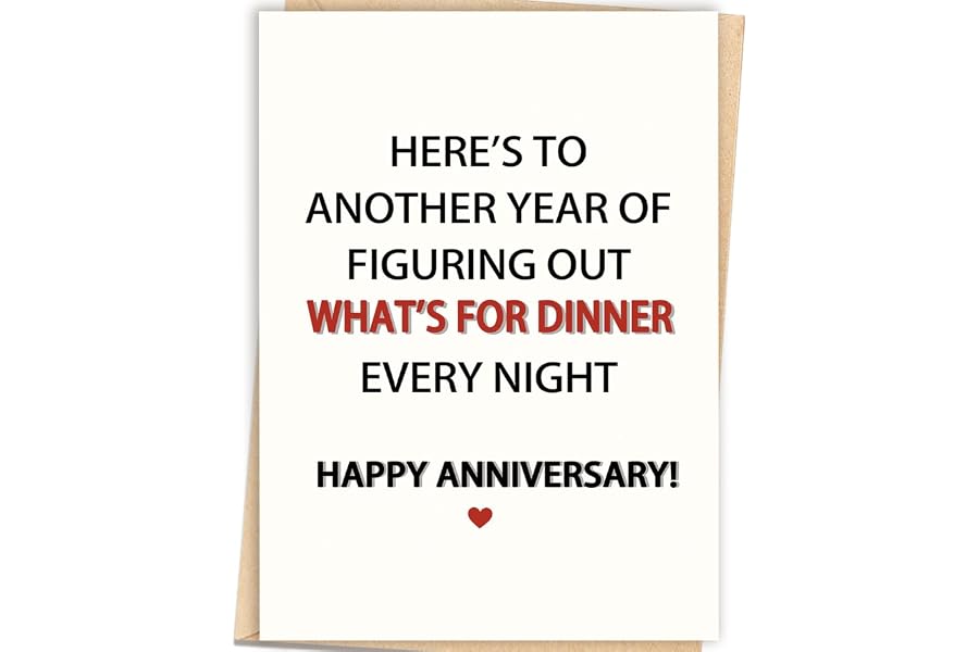 Zyulin Funny Anniversary Card Gifts for Men Women Husband Wife Couple | Humorous Wedding Anniversary Card Gifts for Him Her Boyfriend Girlfriend, Happy Anniversary Decorantion with Message Inside