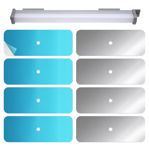 8 Pcs Replacement Magnetic Strips, Under Cabinet Lights Magnetic Sticky