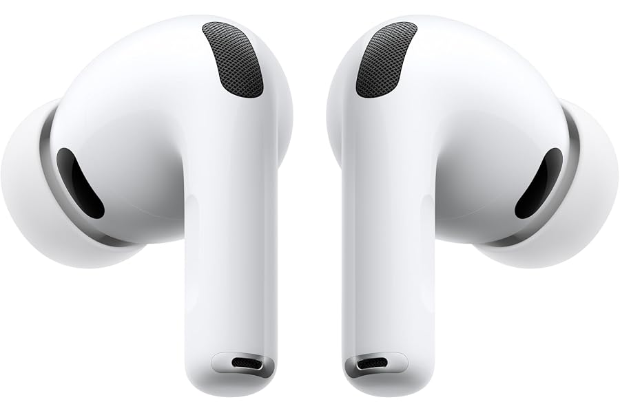 Apple AirPods Pro 3 Wireless Earbuds with Active Noise Cancellation | Live Translation, Heart Rate Sensing, Hearing Aid Feature, Bluetooth Headphones, Spatial Audio, USB-C Charging