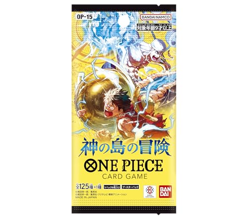 Bandai One Piece Card Game The Adventure of The Island of God Booster Pack (OP-15) (Japanese) - 6 Cards