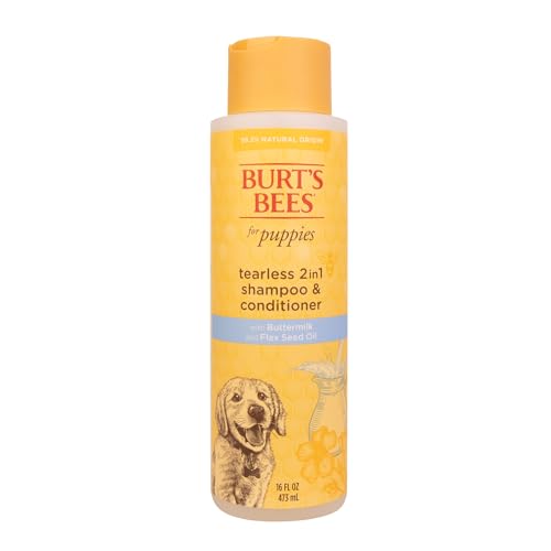 Burts Bees Tearless Puppy Shampoo & Conditioner with Buttermilk, 16 Fl Oz