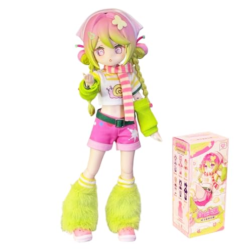 CALEMBOU 1/12 Electronic Cute Pet Series BJD Blind Box Doll | 20cm Ball Jointed Doll, Kawaii Dress Up Doll with Joints Accessories, Collection Action Figure for Christmas Birthday Gift